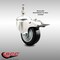 Service Caster 3 Inch 316SS Black Polyurethane Swivel 3/8 Inch Stem Caster Total Lock Brake SCC SCC-SS316TSTTL20S314-PPUB-BLK-381615 - alternate 2